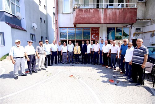 Valimiz Dr. Nurtaç Arslan, Türkiye Muhtarlar Derneği Bartın Şubesi ile Bartın Muhtarlar Derneğine Ziyarette Bulundu